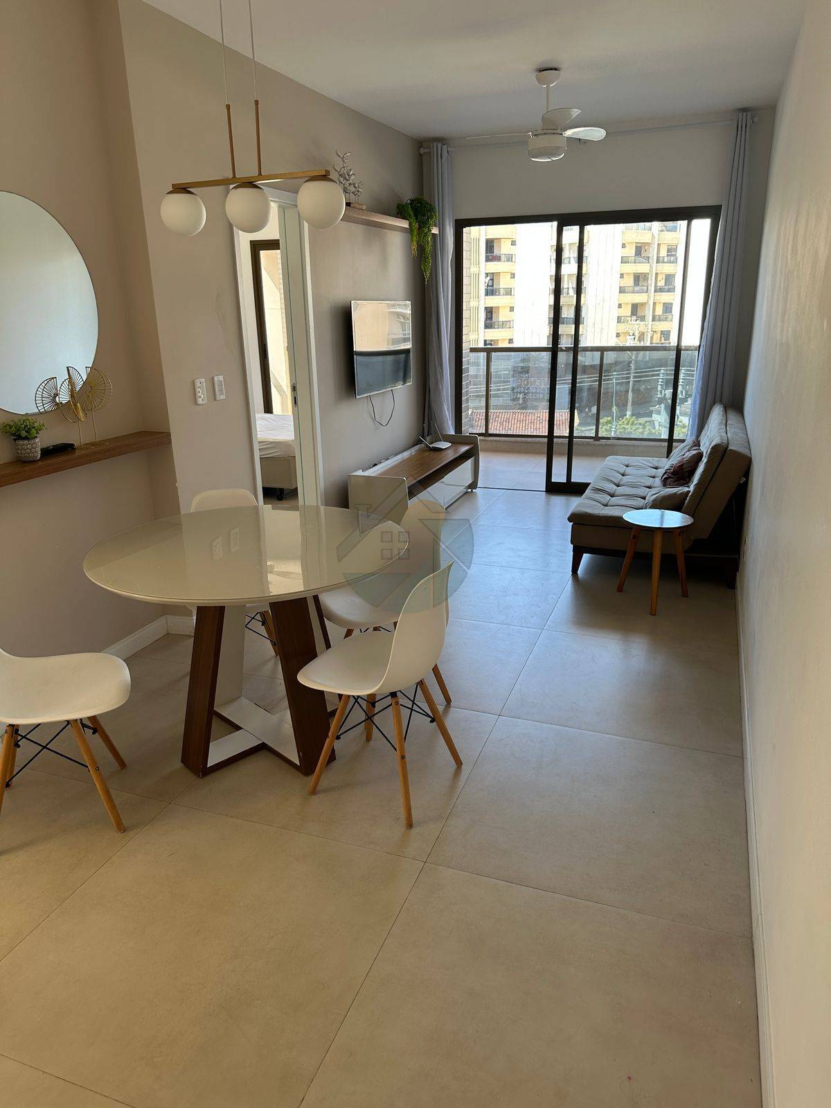 Apartamento com 1 quarto, próximo à praia